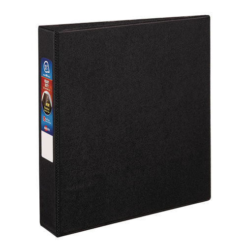 Heavy-duty Non-view Binder With Durahinge And One Touch Ezd Rings, 3 Rings, 1.5" Capacity, 11 X 8.5, Black