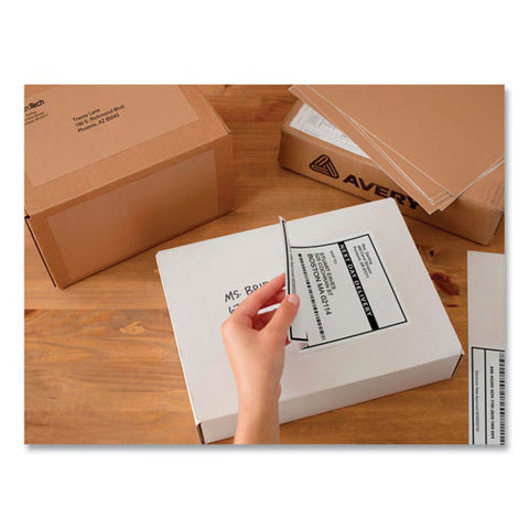 Shipping Labels With Trueblock Technology, Inkjet Printers, 5.06 X 7.62, White, 25 Sheets/pack