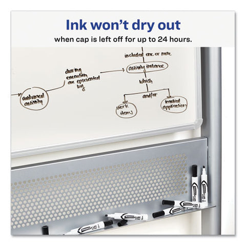 Marks A Lot Desk-style Dry Erase Marker Value Pack, Broad Chisel Tip, Assorted Colors, 24/pack (98188)