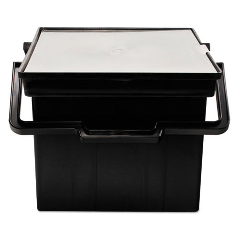 Companion Portable File, Letter/legal Files, 17" X 14" X 11", Black