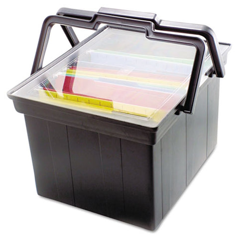 Companion Portable File, Letter/legal Files, 17" X 14" X 11", Black