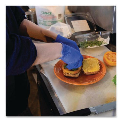 Nitrile Exam Gloves, Powder-free, Large, 3 Mil Thick, 9.5" Long, Blue, 100/box, 10 Boxes/carton