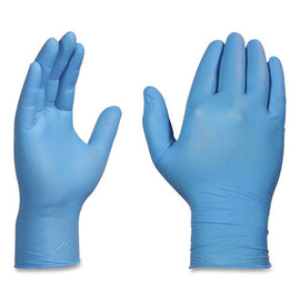 Nitrile Exam Gloves, Powder-free, Medium, 3 Mil Thick, 9.5" Long, Light Blue, 100/box, 10 Boxes/carton