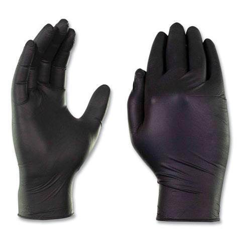 Industrial Nitrile Gloves, Powder-free, X-large, 5 Mil Thick, 9.5" Long, Black, 100/box, 10 Boxes/carton