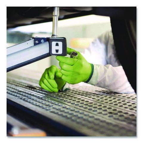 Heavy-duty Industrial Nitrile Gloves, Powder-free, 2x-large, 8 Mil Thick, 9.5" Long, Green, 100/box, 10 Boxes/carton