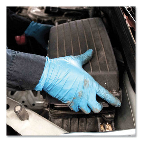 Industrial Nitrile Gloves, Powder-free, 2x-large, 5 Mil Thick, 9.5" Long, Blue, 100/box, 10 Boxes/carton