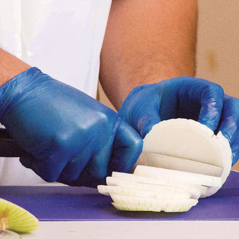 Industrial Vinyl Gloves, Powder-free, 3 Mil, Small, Blue, 100 Gloves/box, 10 Boxes/carton