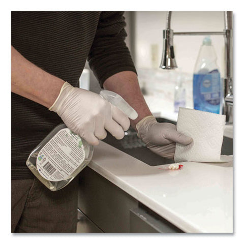 Latex Disposable Gloves, Powder-free, Small, 4 Mil Thick, 9.5" Long, Ivory, 100/box, 10 Boxes/carton
