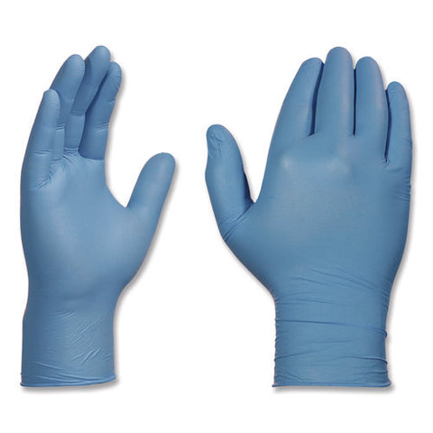 Industrial Nitrile Gloves, Medium, Blue, 100/box