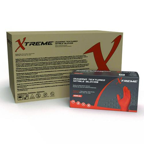 Dt Nitrile Disposable Gloves, Powder-free, Medium, 6 Mil Thick, 9.5" Long, Orange, 100/box, 10 Boxes/carton