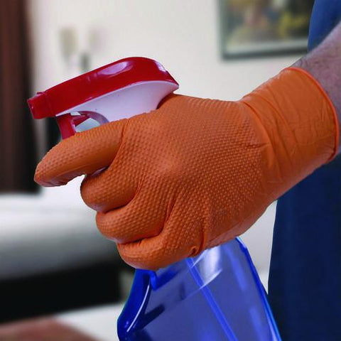 Dt Nitrile Disposable Gloves, Powder-free, X-large, 6 Mil Thick, 9.5" Long, Orange, 100/box, 10 Boxes/carton
