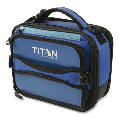 Deep Freeze High Performance Expandable Crush-resistant Lunch Box, 10.45 X 5 X 8.65, Blue