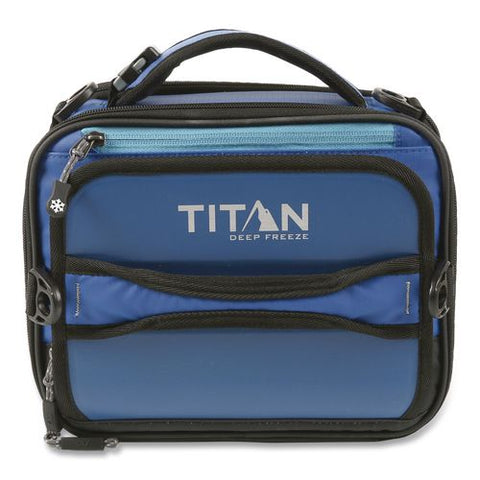 Deep Freeze High Performance Expandable Crush-resistant Lunch Box, 10.45 X 5 X 8.65, Blue