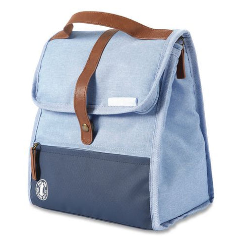 Eco Insulated Lunch Sack, 9" X 5.7" X 9.63", Blue