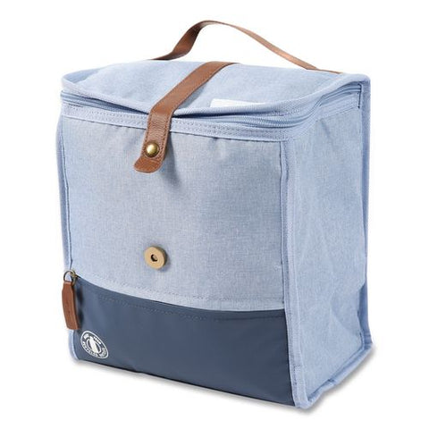 Eco Insulated Lunch Sack, 9" X 5.7" X 9.63", Blue