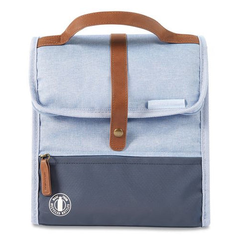Eco Insulated Lunch Sack, 9" X 5.7" X 9.63", Blue