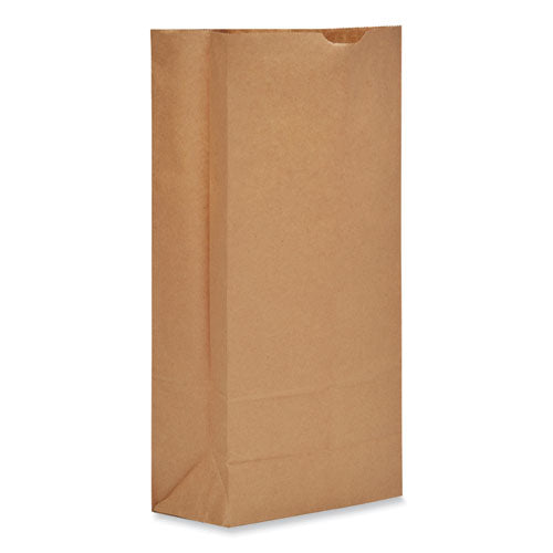 Grocery Paper Bags, Heavy-duty, #25 Size, 8.25" X 5.38" X 18", Natural, 500/bundle