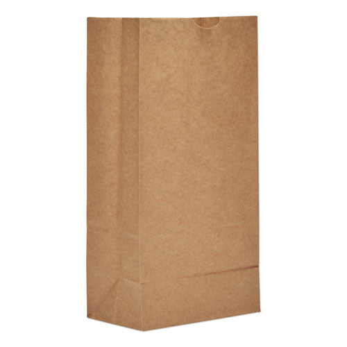 Grocery Paper Bags, Heavy-duty, #8 Size, 6" X 3.88" X 12.5", Natural, 500/bundle