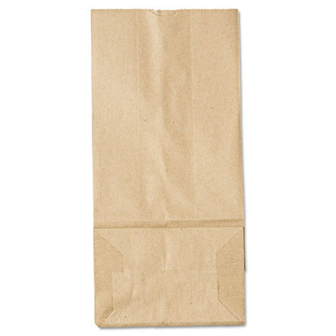 Grocery Paper Bags, #5 Size, 5.25" X 3.38" X 10.94", Natural, 500/bundle