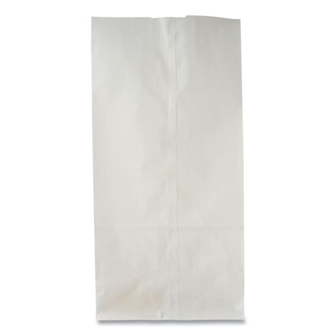 Grocery Paper Bags, #10 Size, 7" X 4.38" X 13.75", White, 500/bundle