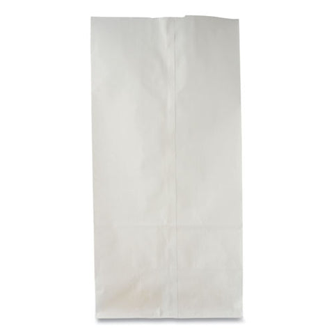 Grocery Paper Bags, #8 Size, 6" X 3.88" X 12.5", White, 500/bundle