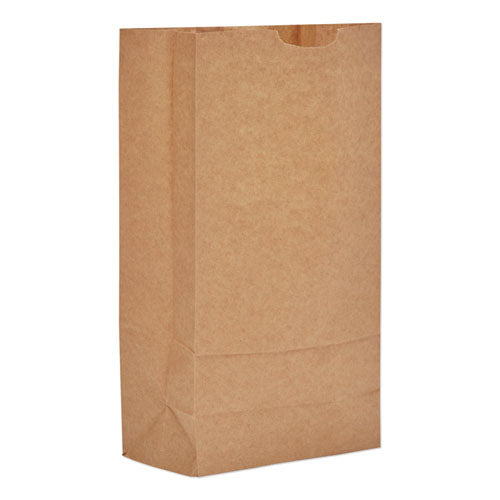 Grocery Paper Bags, Extra-heavy-duty, #10 Size, 7" X 4.38" X 13.75", Natural, 500/bundle