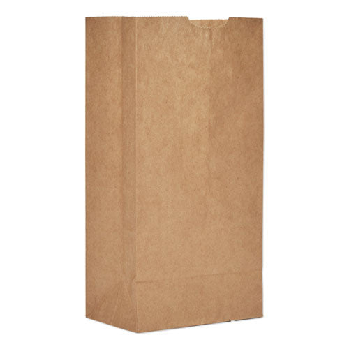 Grocery Paper Bags, Extra-heavy-duty, #4 Size, 5" X 3.13" X 9.88", Natural, 500/bundle