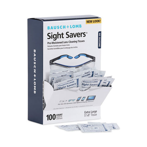 Sight Savers Premoistened Lens Cleaning Tissues, 8 X 5, 100/box, 10 Box/carton