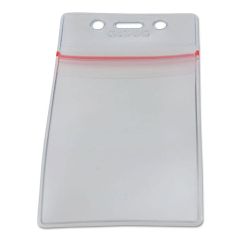 Sealable Cardholder, Vertical, 2.62 X 3.75, Clear, 50/pack