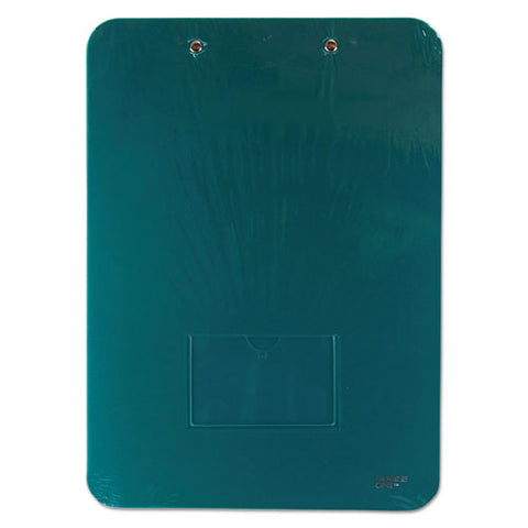 Unbreakable Recycled Clipboard, 0.25" Clip Capacity, Holds 8.5 X 11 Sheets, Green