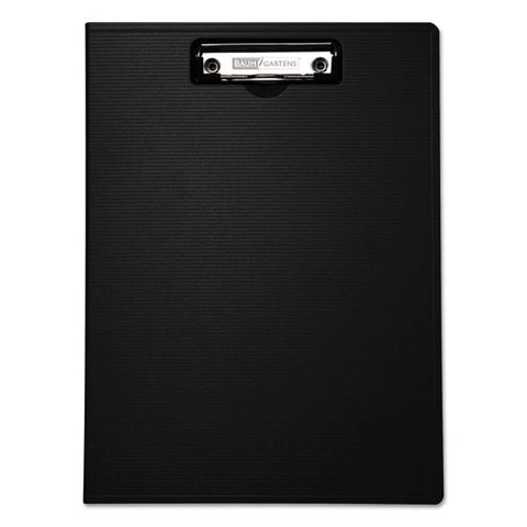 Portfolio Clipboard With Low-profile Clip, Portrait Orientation, 0.5" Clip Capacity, Holds 8.5 X 11 Sheets, Black