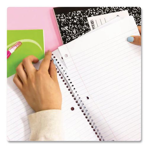 Spiral Notebooks, 1-subject, Wide Rule, Assorted Color Covers, (70) 10.5 X 8 Sheets,  24/carton