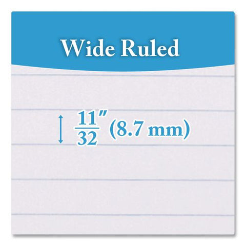 Spiral Notebooks, 5-subject, Wide/legal Rule, Randomly Assorted Color Cover, (150) 10.5 X 8 Sheets