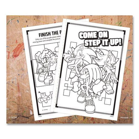 Sonic Jumbo Coloring And Activity Book, Ages 3 And Up, 64 Pages