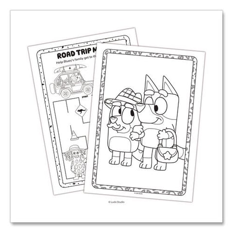 Bluey Jumbo Coloring And Activity Book, Ages 3 And Up, 64 Pages
