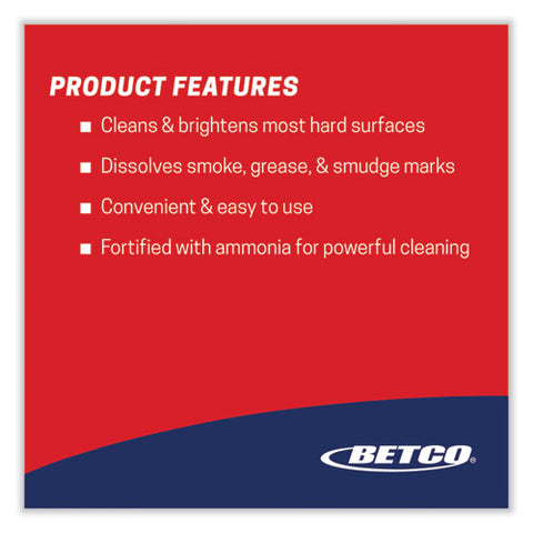 Deep Blue Glass And Surface Cleaner, 32 Oz Bottle, 12/carton