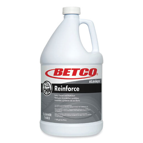 Reinforce Floor Cleaner And Protectant, Lemon Scent, 1 Gal Bottle, 4/carton