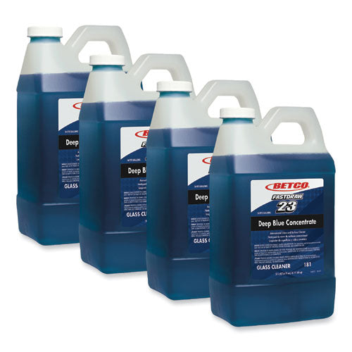 Deep Blue Fastdraw Glass And Surface Cleaner, 2 L Bottle, 4/carton