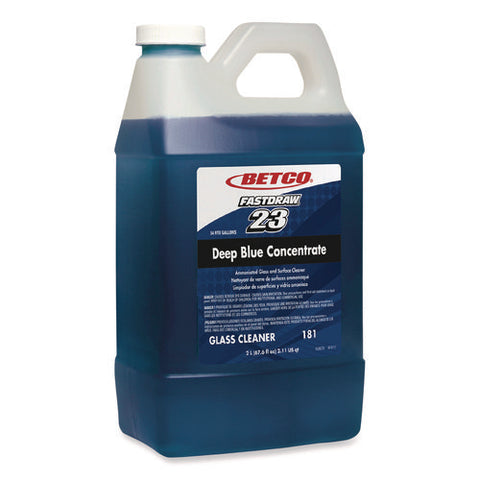 Deep Blue Fastdraw Glass And Surface Cleaner, 2 L Bottle, 4/carton