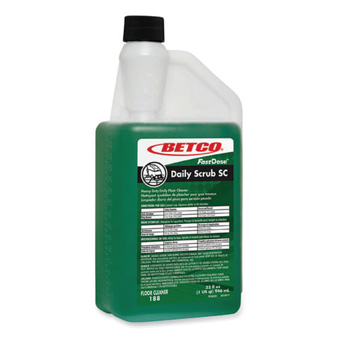 Daily Scrub Sc Floor Cleaner, 32 Oz Bottle, 6/carton