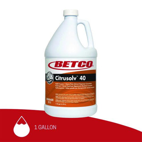 Citrusolv 40 Hd Degreaser, Citrus Scent, 1 Gal Bottle, 4/carton