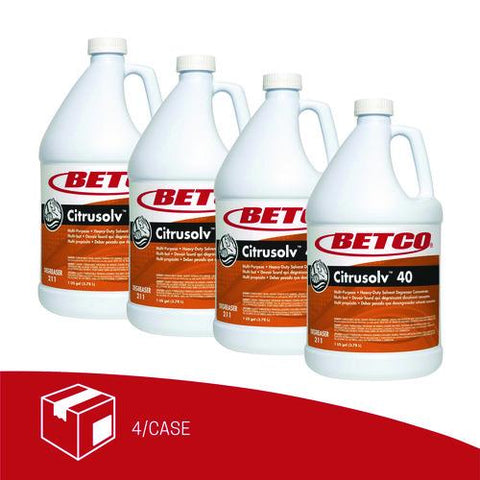Citrusolv 40 Hd Degreaser, Citrus Scent, 1 Gal Bottle, 4/carton
