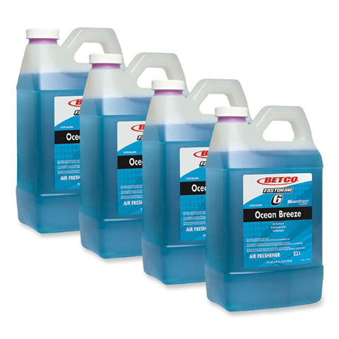 Bestscent Ocean Breeze Fastdraw Deodorizer, Ocean Breeze, 67.6 Oz Fastdraw Bottle, 4/carton