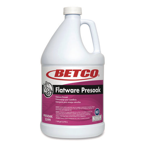 Flatware Presoak 1 Gal Bottle, 4/carton