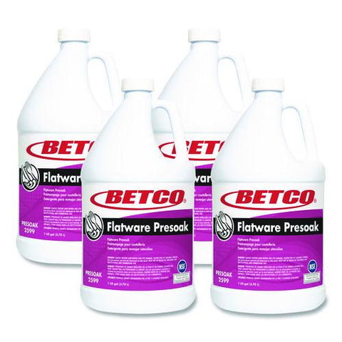 Flatware Presoak 1 Gal Bottle, 4/carton