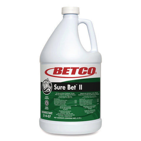 Sure Bet Ii Foaming Disinfectant, Citrus Scent, 1 Gal Bottle, 4/carton