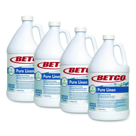 Sentec Pure Linen Concentrate Odor Eliminator, Pure Linen, 128 Oz Bottle, 4/carton