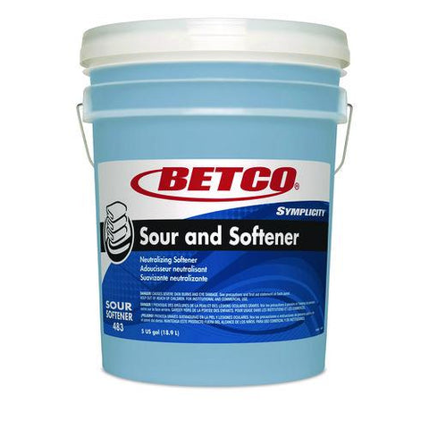 Symplicity Sour And Softener, Springtime Fresh Scent, 5 Gal Pail