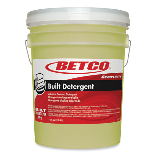 Symplicity Built Laundry Detergent, Odorless, 5 Gal Pail