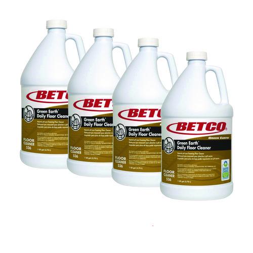Green Earth Daily Floor Cleaner, Unscented, 1 Gal Bottle, 4/carton